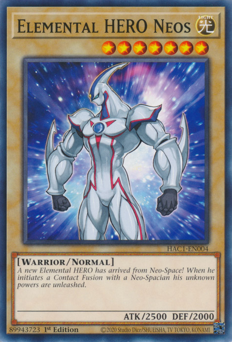 Elemental HERO Neos [HAC1-EN004] Common | Exor Games Bridgewater