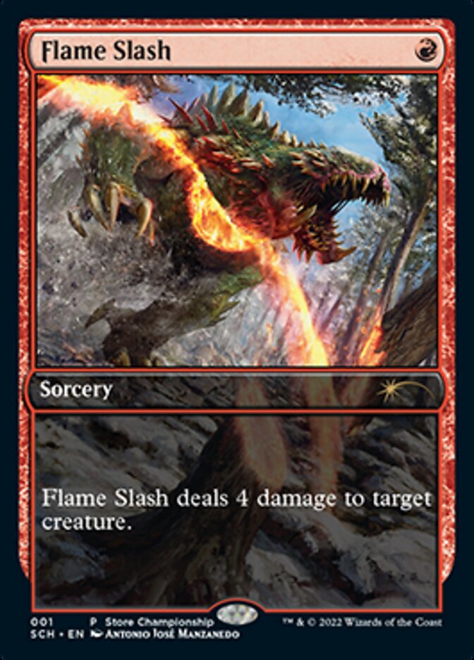 Flame Slash (Extended Art) [Store Championships 2022] | Exor Games Bridgewater