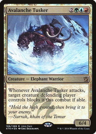 Avalanche Tusker [Khans of Tarkir Promos] | Exor Games Bridgewater