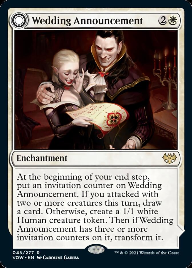 Wedding Announcement // Wedding Festivity [Innistrad: Crimson Vow] | Exor Games Bridgewater