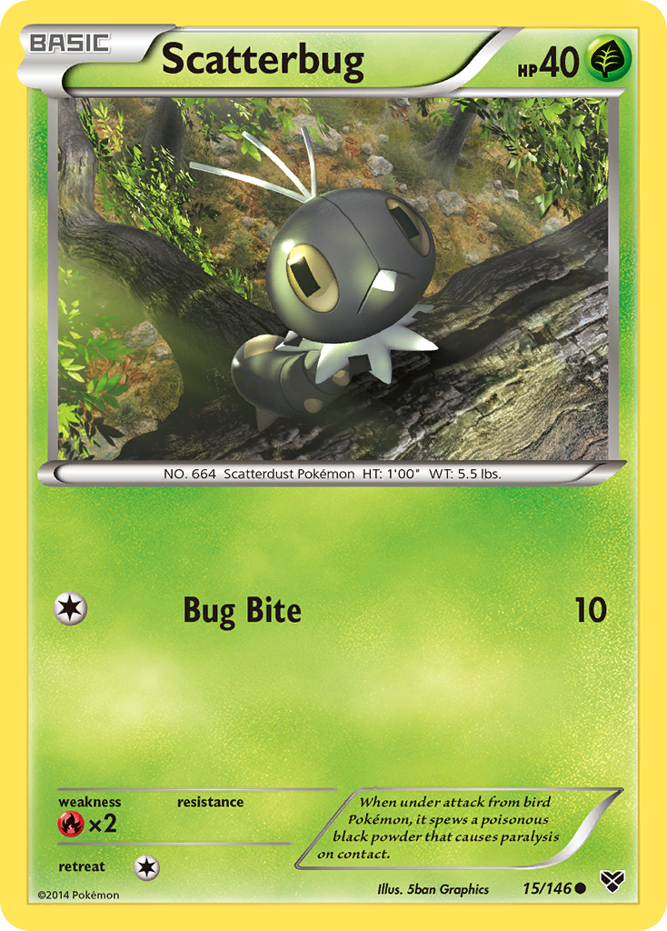 Scatterbug (15/146) [XY: Base Set] | Exor Games Bridgewater