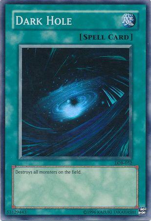 Dark Hole (Spell) [LOB-052] Super Rare | Exor Games Bridgewater