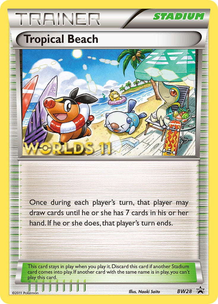 Tropical Beach (BW28) (Finalist) [Black & White: Black Star Promos] | Exor Games Bridgewater