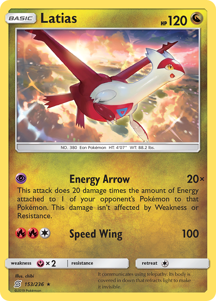 Latias (153/236) [Sun & Moon: Unified Minds] | Exor Games Bridgewater