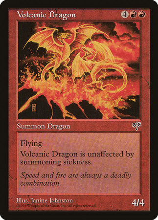 Volcanic Dragon [Mirage] | Exor Games Bridgewater