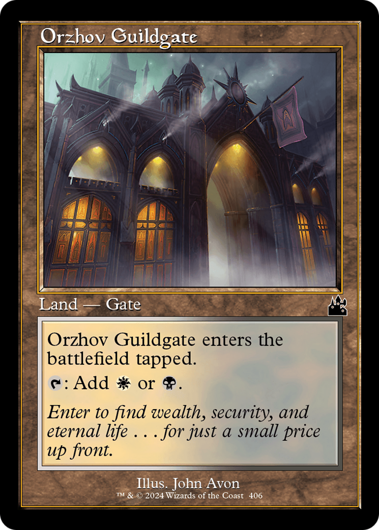 Orzhov Guildgate (Retro Frame) [Ravnica Remastered] | Exor Games Bridgewater
