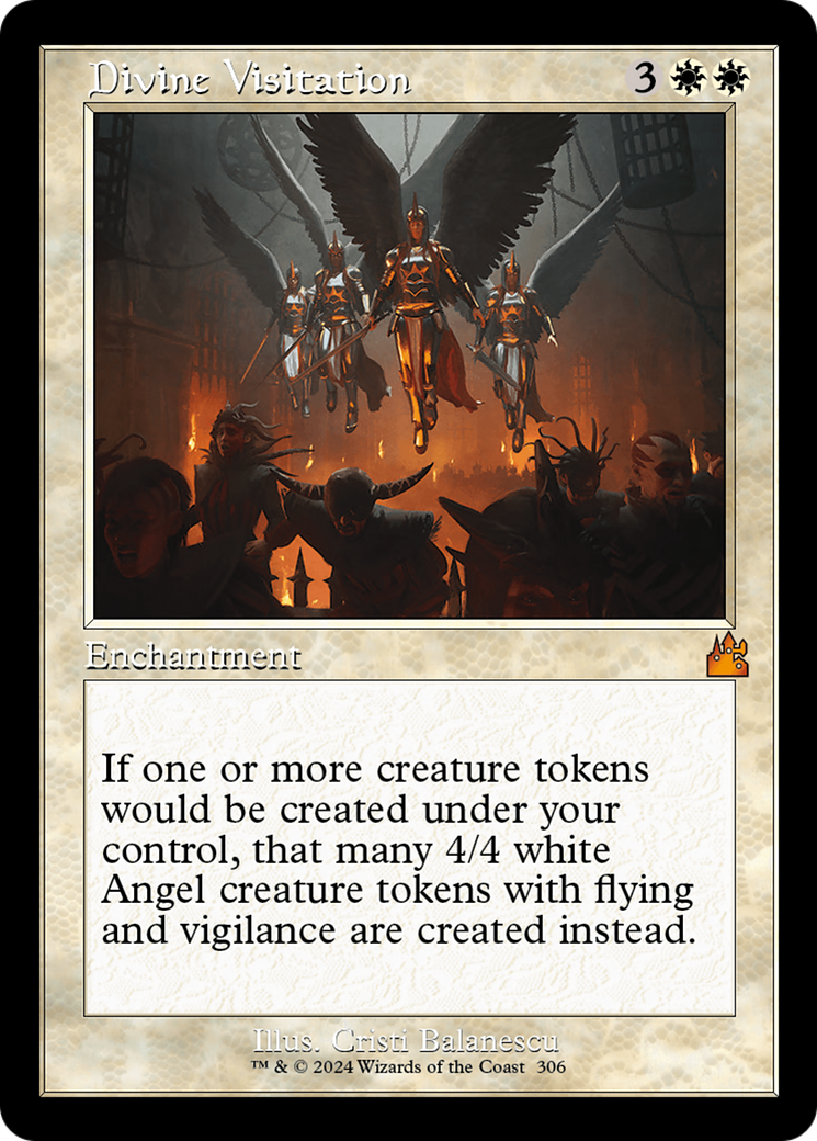 Divine Visitation (Retro Frame) [Ravnica Remastered] | Exor Games Bridgewater