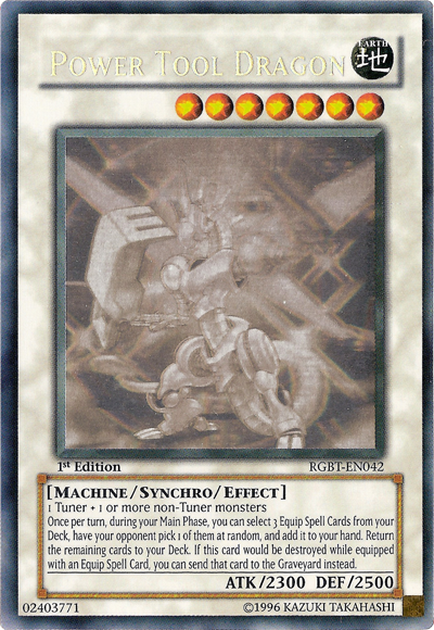 Power Tool Dragon [RGBT-EN042] Ghost Rare | Exor Games Bridgewater