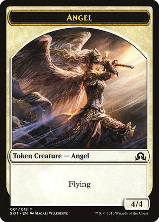 Angel Token [Shadows over Innistrad Tokens] | Exor Games Bridgewater