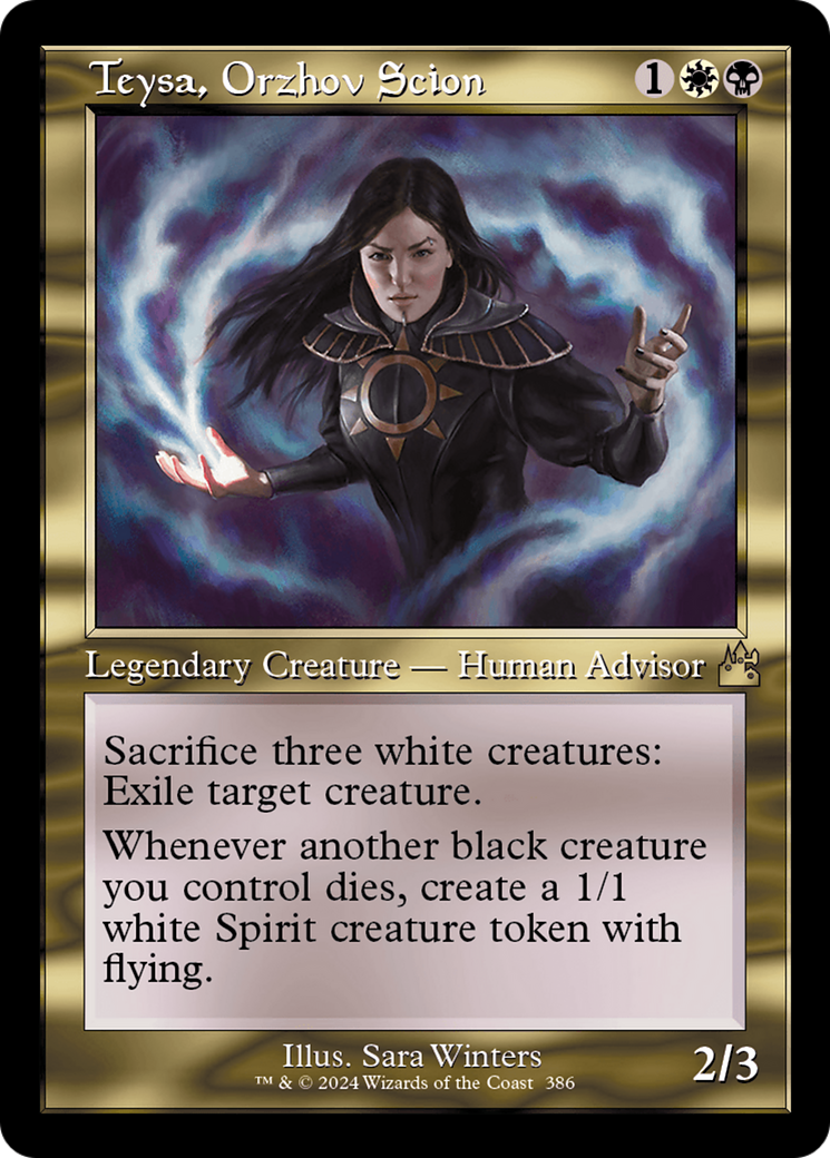 Teysa, Orzhov Scion (Retro Frame) [Ravnica Remastered] | Exor Games Bridgewater