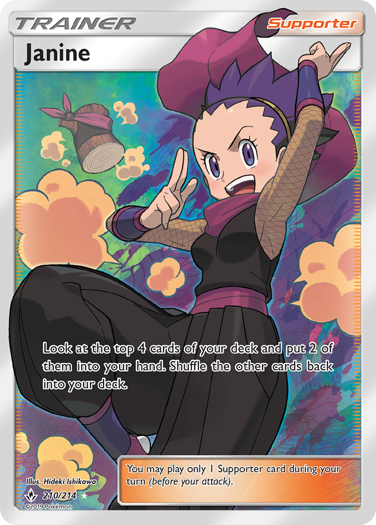 Janine (210/214) [Sun & Moon: Unbroken Bonds] | Exor Games Bridgewater