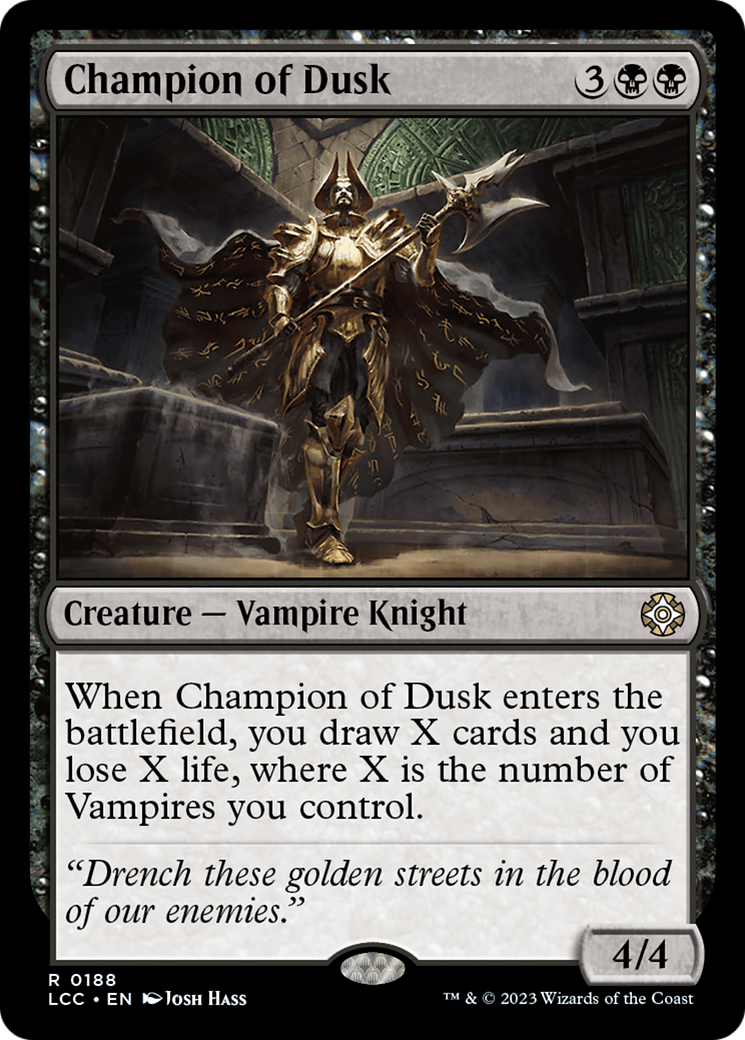 Champion of Dusk [The Lost Caverns of Ixalan Commander] | Exor Games Bridgewater