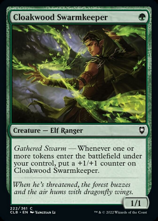 Cloakwood Swarmkeeper [Commander Legends: Battle for Baldur's Gate] | Exor Games Bridgewater