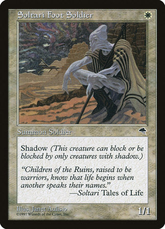 Soltari Foot Soldier [Tempest] | Exor Games Bridgewater