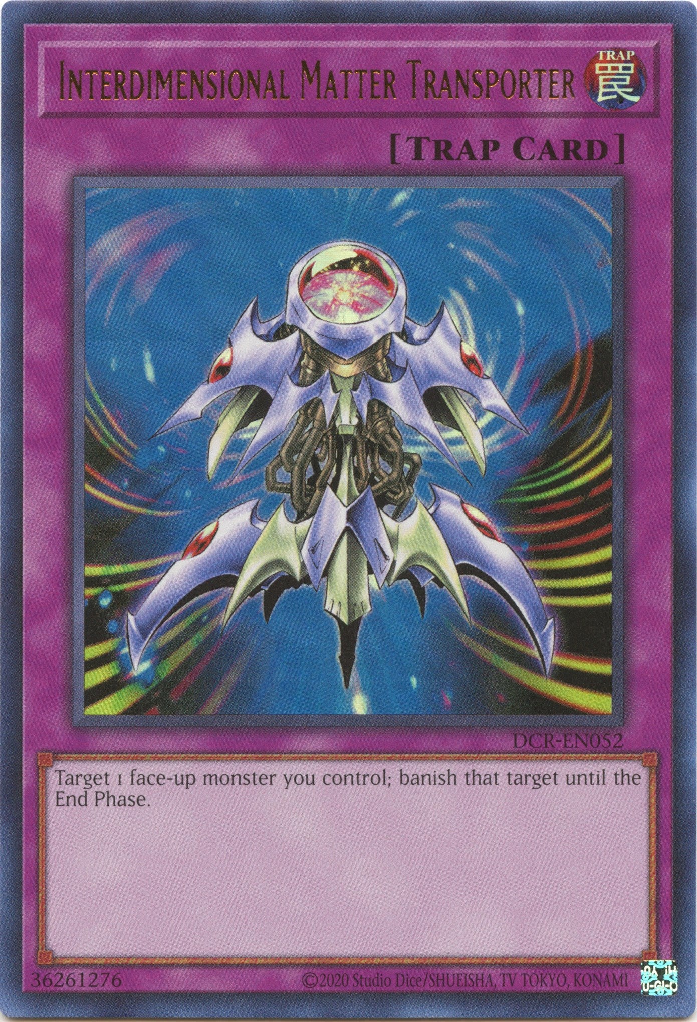 Interdimensional Matter Transporter (25th Anniversary) [DCR-EN052] Ultra Rare | Exor Games Bridgewater