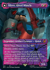 Slicer, Hired Muscle // Slicer, High-Speed Antagonist (Shattered Glass) [Universes Beyond: Transformers] | Exor Games Bridgewater