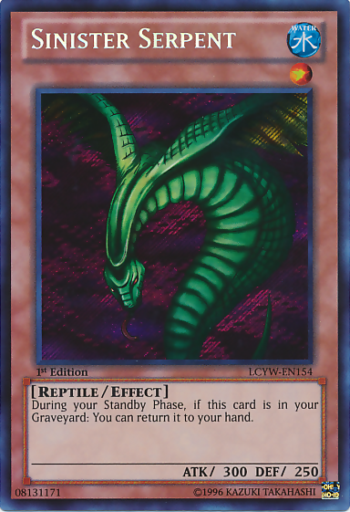 Sinister Serpent [LCYW-EN154] Secret Rare | Exor Games Bridgewater