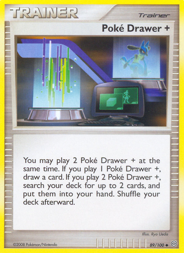 Poke Drawer + (89/100) [Diamond & Pearl: Stormfront] | Exor Games Bridgewater