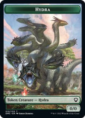 Snake // Hydra Double-sided Token [Dominaria United Commander Tokens] | Exor Games Bridgewater