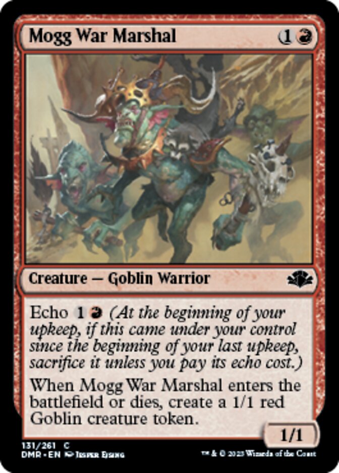 Mogg War Marshal [Dominaria Remastered] | Exor Games Bridgewater