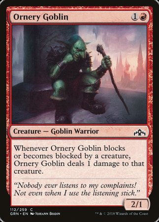 Ornery Goblin [Guilds of Ravnica] | Exor Games Bridgewater