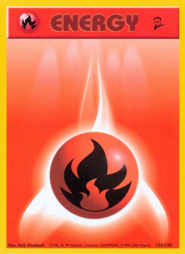 Fire Energy (126/130) [Base Set 2] | Exor Games Bridgewater