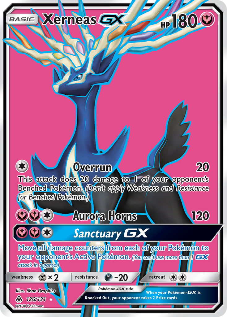 Xerneas GX (126/131) [Sun & Moon: Forbidden Light] | Exor Games Bridgewater