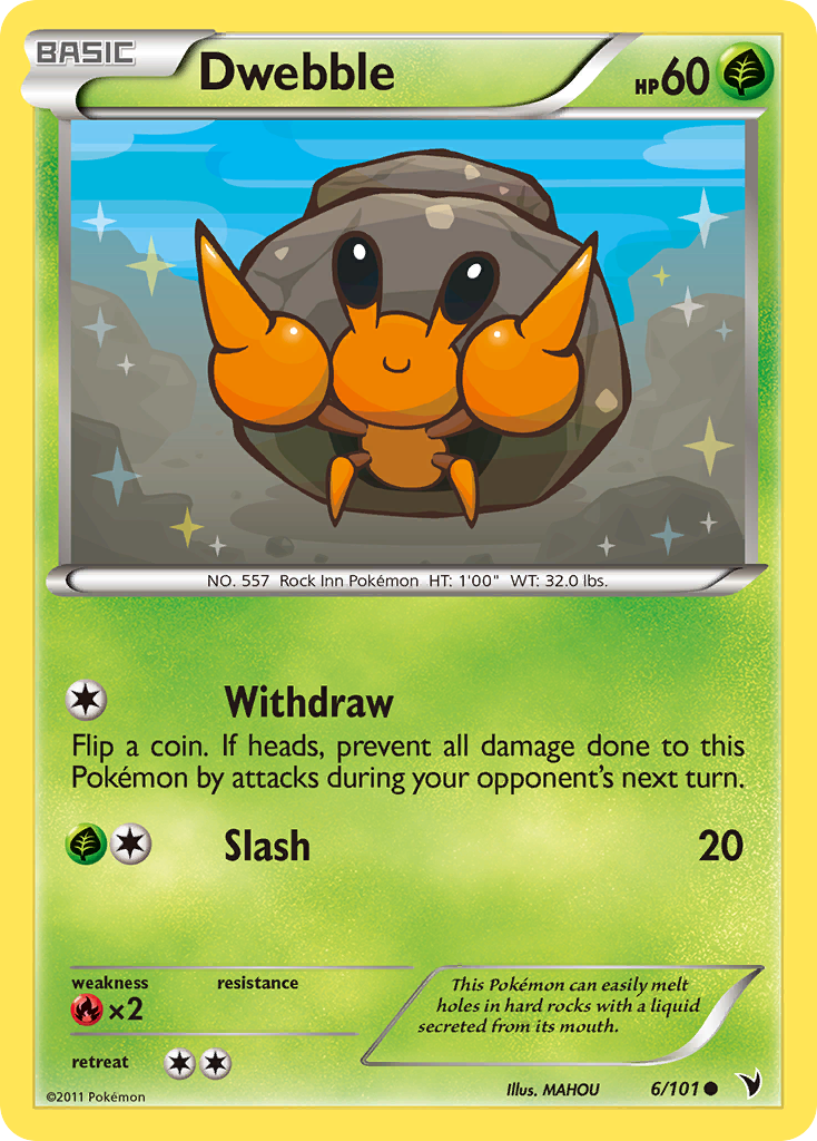 Dwebble (6/101) [Black & White: Noble Victories] | Exor Games Bridgewater