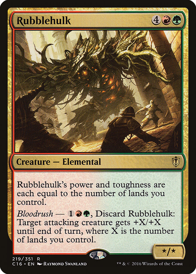 Rubblehulk [Commander 2016] | Exor Games Bridgewater
