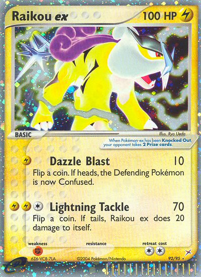 Raikou ex (92/95) [EX: Team Magma vs Team Aqua] | Exor Games Bridgewater