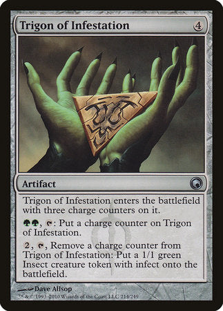 Trigon of Infestation [Scars of Mirrodin] | Exor Games Bridgewater