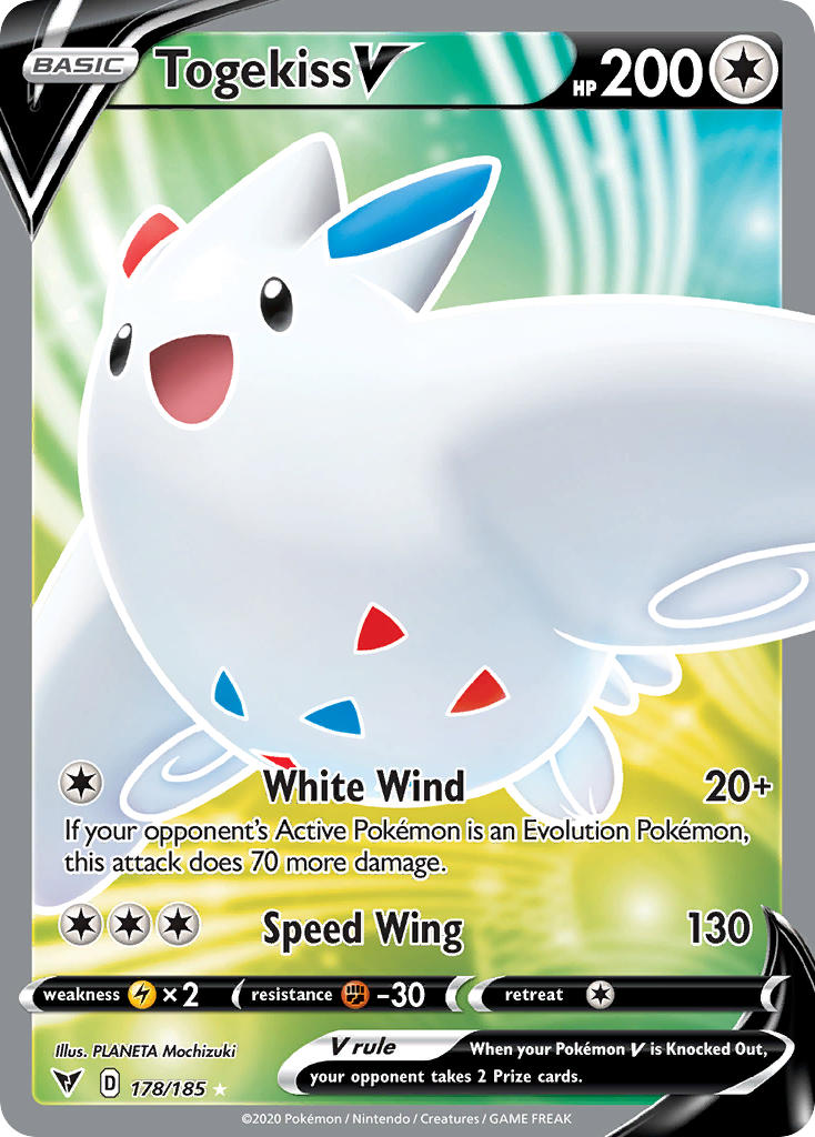 Togekiss V (178/185) [Sword & Shield: Vivid Voltage] | Exor Games Bridgewater