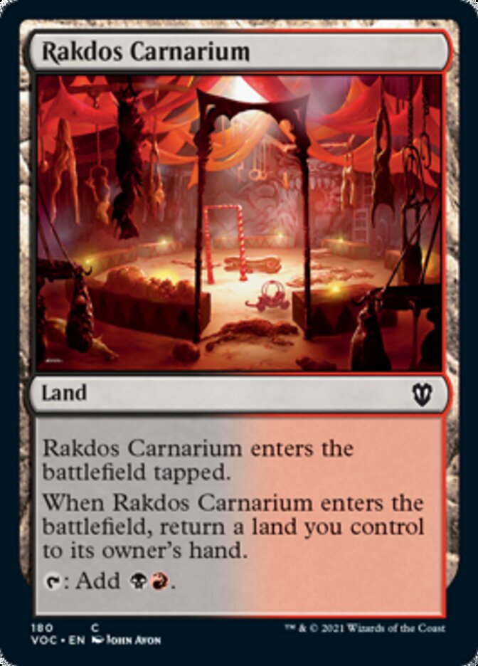 Rakdos Carnarium [Innistrad: Crimson Vow Commander] | Exor Games Bridgewater