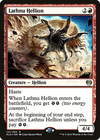 Lathnu Hellion [Kaladesh Promos] | Exor Games Bridgewater