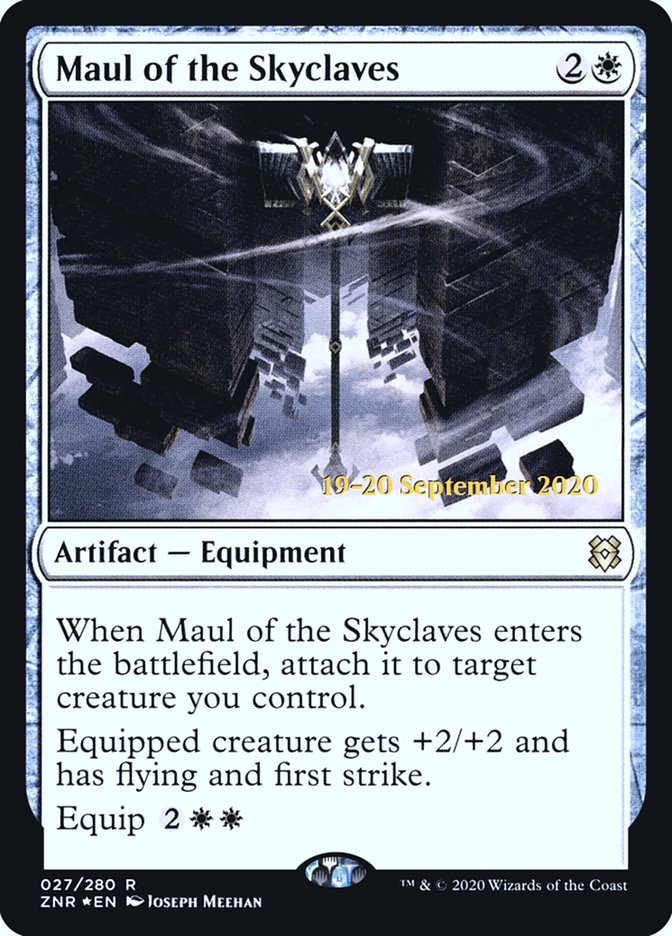 Maul of the Skyclaves  (Prerelease) [Zendikar Rising Prerelease Promos] | Exor Games Bridgewater