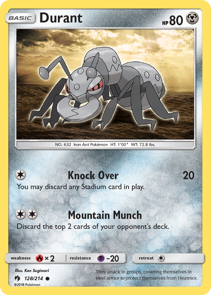 Durant (128/214) [Sun & Moon: Lost Thunder] | Exor Games Bridgewater