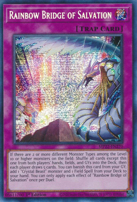 Rainbow Bridge of Salvation [MP22-EN270] Prismatic Secret Rare | Exor Games Bridgewater