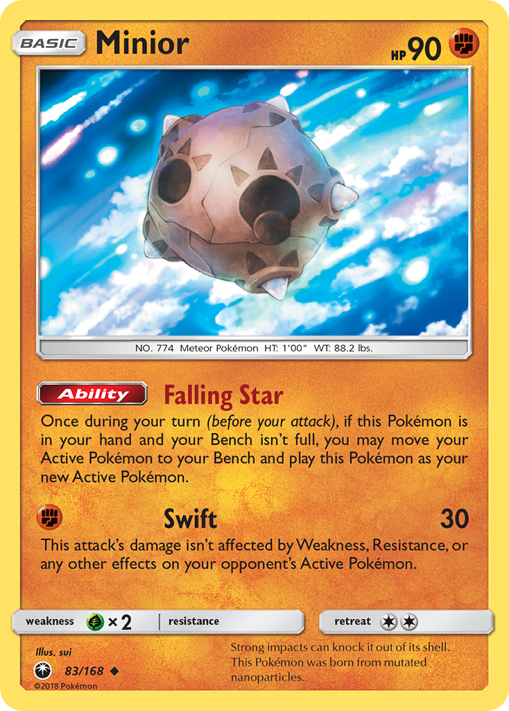 Minior (83/168) [Sun & Moon: Celestial Storm] | Exor Games Bridgewater