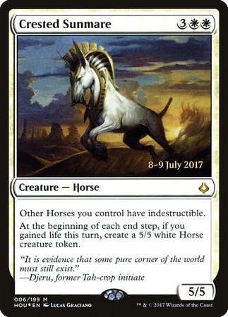 Crested Sunmare [Hour of Devastation Promos] | Exor Games Bridgewater