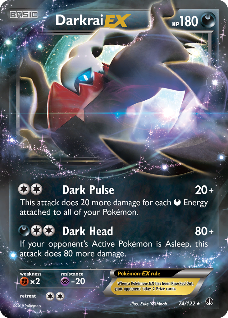 Darkrai EX (74/122) [XY: BREAKpoint] | Exor Games Bridgewater