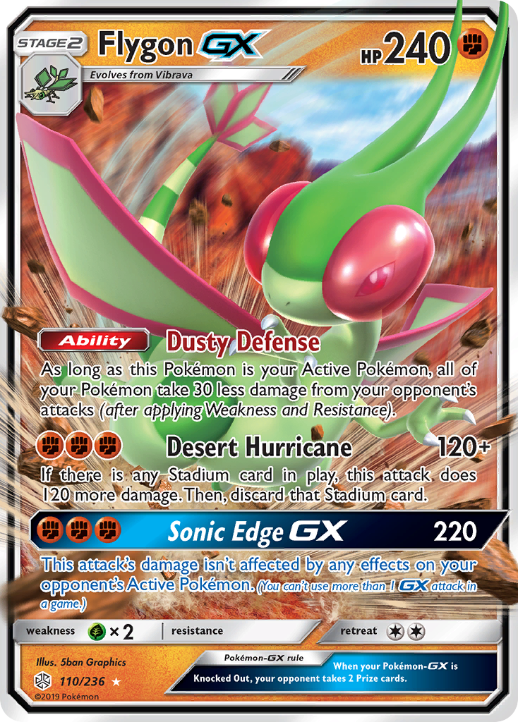 Flygon GX (110/236) [Sun & Moon: Cosmic Eclipse] | Exor Games Bridgewater