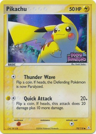 Pikachu (78/110) (Stamped) [EX: Holon Phantoms] | Exor Games Bridgewater