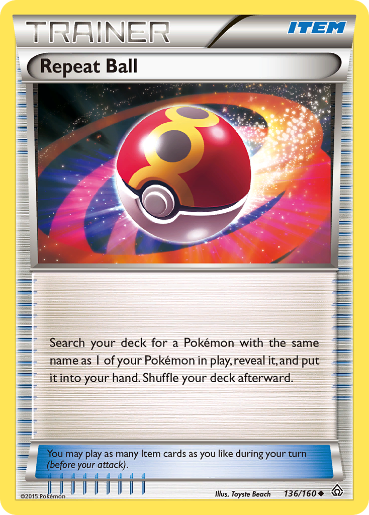 Repeat Ball (136/160) [XY: Primal Clash] | Exor Games Bridgewater