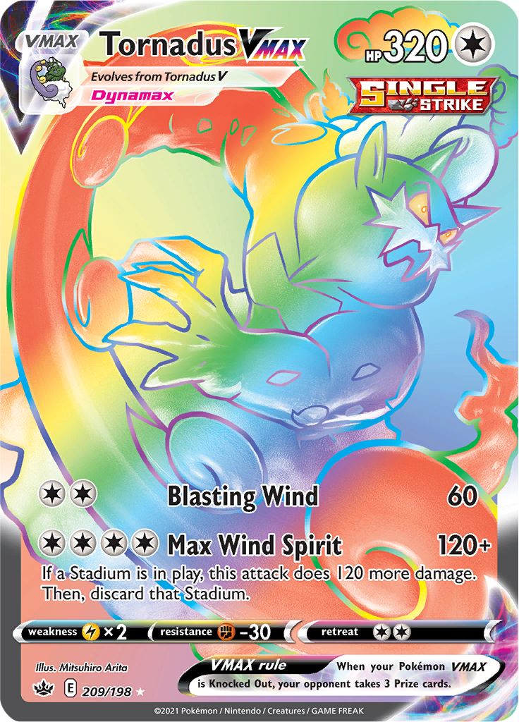 Tornadus VMAX (209/198) [Sword & Shield: Chilling Reign] | Exor Games Bridgewater