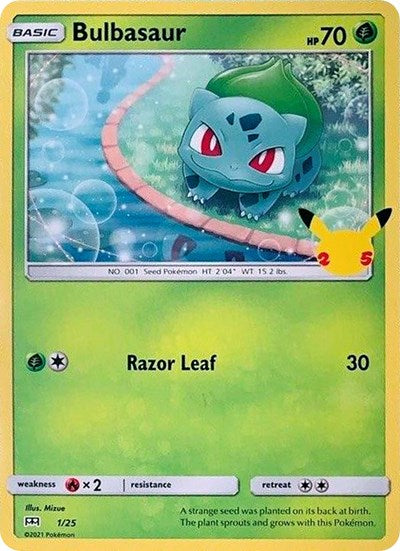 Bulbasaur (1/25) [McDonald's 25th Anniversary] | Exor Games Bridgewater