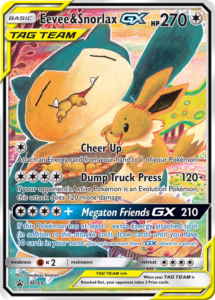 Eevee & Snorlax GX (SM169) [Sun & Moon: Black Star Promos] | Exor Games Bridgewater