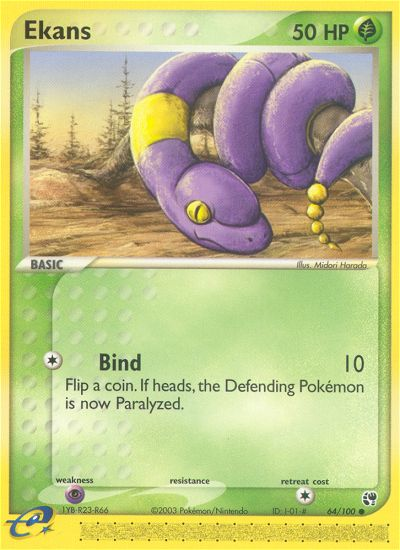 Ekans (64/100) [EX: Sandstorm] | Exor Games Bridgewater