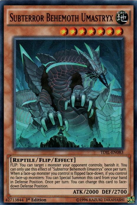 Subterror Behemoth Umastryx [TDIL-EN083] Ultra Rare | Exor Games Bridgewater