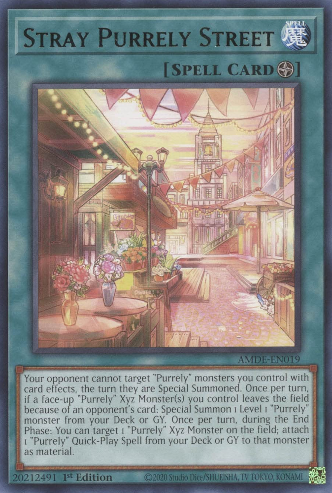 Stray Purrely Street [AMDE-EN019] Rare | Exor Games Bridgewater