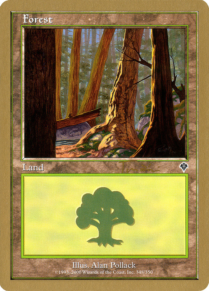 Forest (jt348a) (Jan Tomcani) [World Championship Decks 2001] | Exor Games Bridgewater